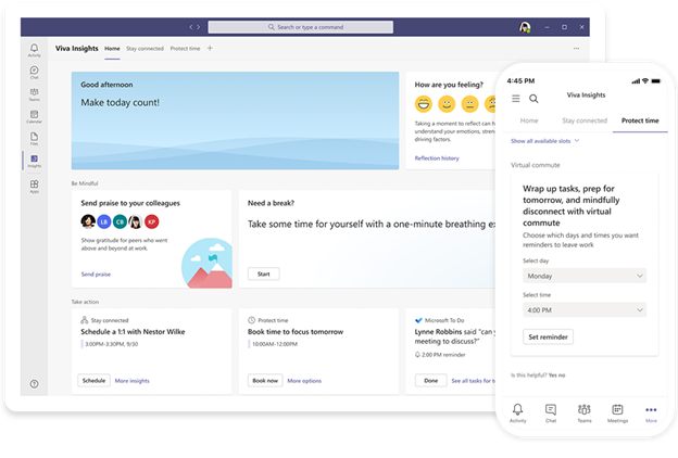 Microsoft Viva en Microsoft Teams
