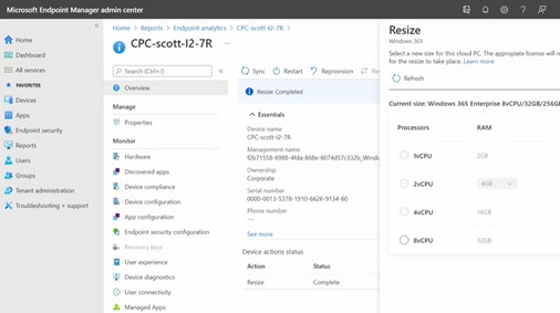 Microsoft Endpoint Manager Admin Center