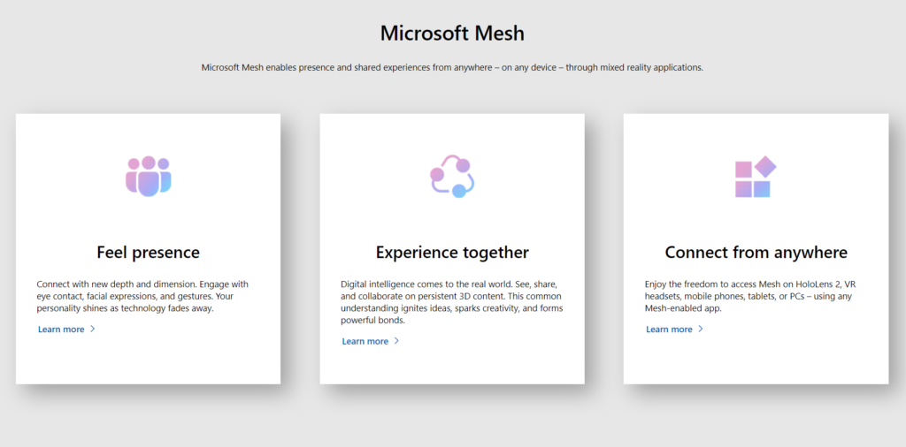 Microsoft Mesh